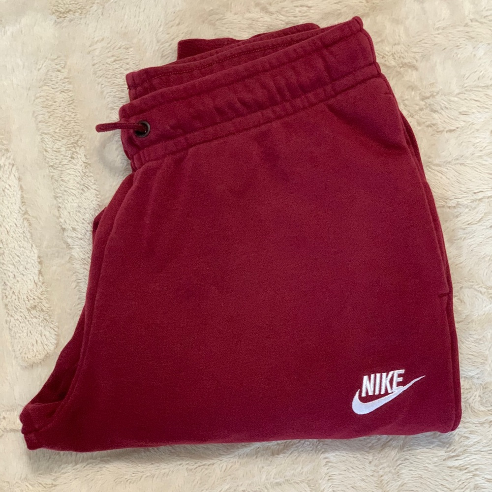 Nike Burgundy Sweatpants